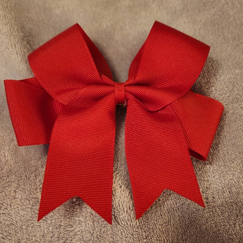 Cheer Shirt and Red bow - Picture 3 of 4